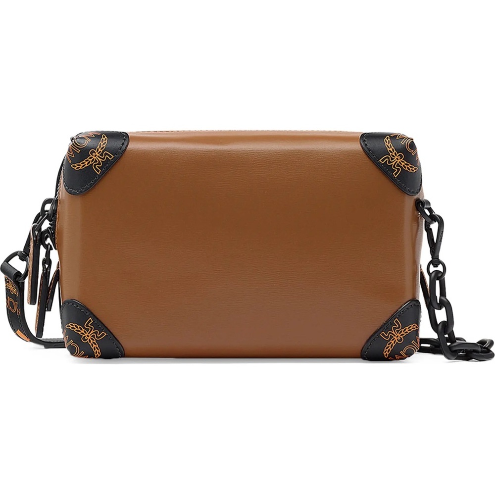 MCM Berlin Box Palmell Leather Crossbody Bag